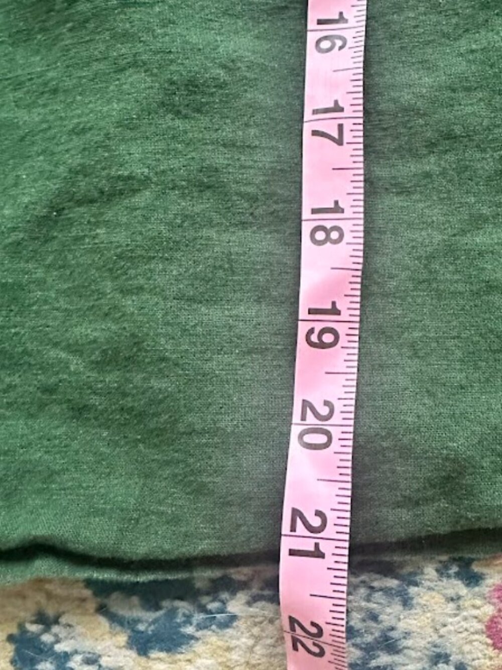 Anthropologie Green Linen Blend A-Line Mini Skirt - Large - Picture 6 of 7